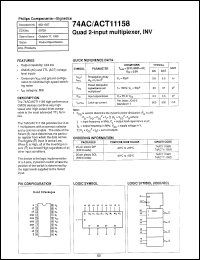 Click here to download 74AC11158D-T Datasheet