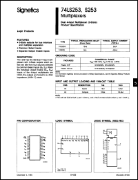 Click here to download N74LS253N Datasheet