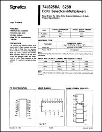 Click here to download N74S258N Datasheet