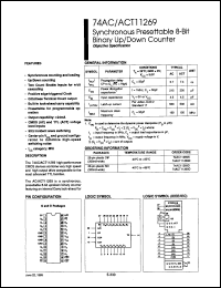 Click here to download 74ACT11269D-T Datasheet