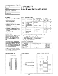 Click here to download 74ACT11377D-T Datasheet