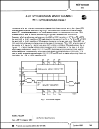 Click here to download HEF40163BPN Datasheet