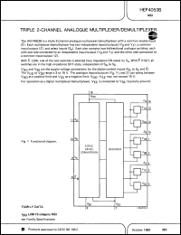 Click here to download HEF4053BPN Datasheet