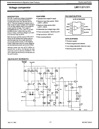 Click here to download LM111H/883C Datasheet