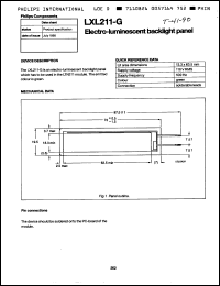 Click here to download LXL211G Datasheet