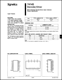 Click here to download N74145D Datasheet