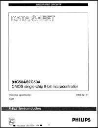 Click here to download P83C504GBN Datasheet