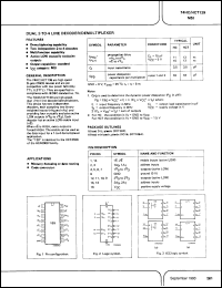 Click here to download PC74HCT139T-T Datasheet