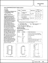 Click here to download PC74HC40103P Datasheet