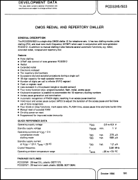 Click here to download PCD3315/503T Datasheet