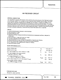 Click here to download TDA1072AN Datasheet