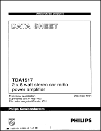 Click here to download TDA1517U Datasheet