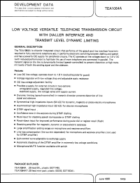 Click here to download TEA1064N Datasheet