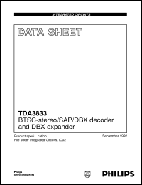Click here to download TDA3833T Datasheet