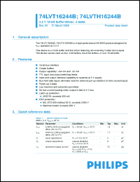 Click here to download 74LVTH16244B Datasheet