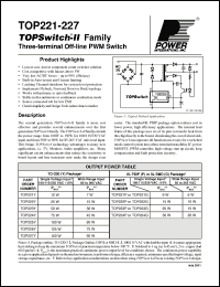 Click here to download TOP221Y Datasheet