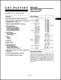 Click here to download MAS17503CBBAF Datasheet