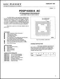 Click here to download PDSP16330C0LC Datasheet