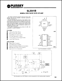 Click here to download SL2541B/DG Datasheet