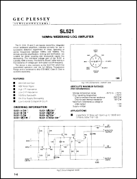 Click here to download SL521B Datasheet