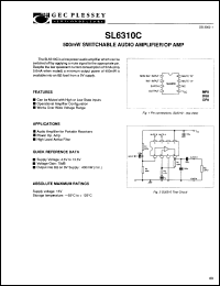 Click here to download SL6310NAMP Datasheet