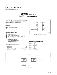 Click here to download SP8611ABDG Datasheet