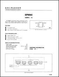 Click here to download SP8660BCM Datasheet