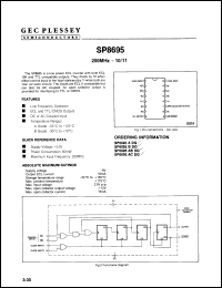 Click here to download SP8695ACDG Datasheet