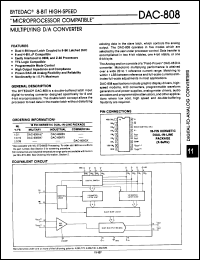 Click here to download DAC808EX Datasheet