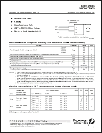 Click here to download TIC206D Datasheet