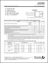 Click here to download TIC225M Datasheet