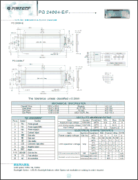 Click here to download PG24064-E/F Datasheet