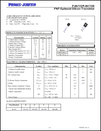 Click here to download PJB772CK Datasheet