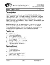 Click here to download PT2270-M4-S Datasheet