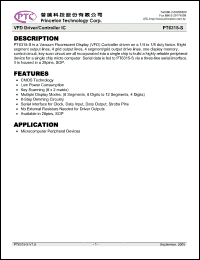 Click here to download PT6315-S_10 Datasheet