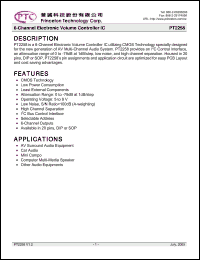 Click here to download PT2258L Datasheet