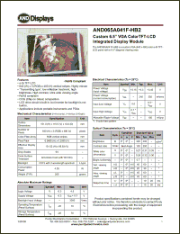 Click here to download AND065A041F-HB2 Datasheet