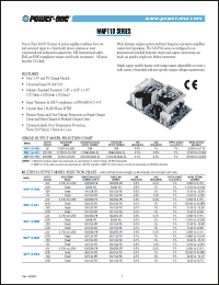 Click here to download MAP110-4011 Datasheet