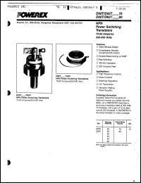 Click here to download D62T257510 Datasheet