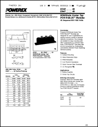 Click here to download CC421040 Datasheet