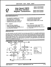 Click here to download QS74FCT648TSO Datasheet