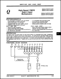 Click here to download QS54FCT253ATL Datasheet