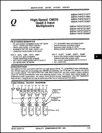 Click here to download QS74FCT2258TD Datasheet