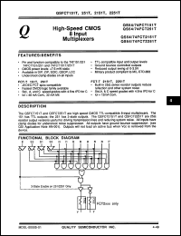 Click here to download QS54FCT2251TDB Datasheet