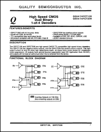 Click here to download QS54FCT139CTHB Datasheet