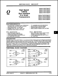 Click here to download QS74FCT2861BTZ Datasheet