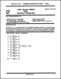 Click here to download QS74FCT521ATP Datasheet