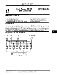 Click here to download QS74FCT238TSO Datasheet