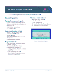 Click here to download QL6250-4PS484C Datasheet