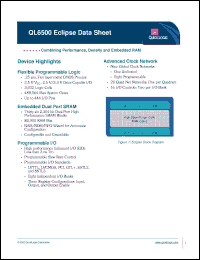 Click here to download QL6500-5PT280C Datasheet